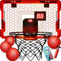 ropoda Indoor Basketball Hoop with Scoreboard & 7 LED Lighting, Mini Hoop