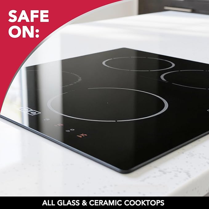Weiman Glass Cook Top Cleaner and Polish - 10 Ounce [6 Pack] Heavy Duty No Scratch Glass Ceramic Safe Non-Abrasive Stovetop Cooktop Cleaner