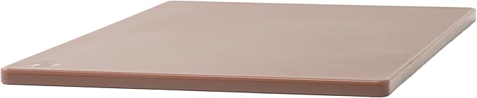 Winco 12" x 18" Brown Cutting Board | Dishwasher safe, Stain resistant, Foodservice, Great for Charcuterie, Cheese, Appetizers and Buffet Displays