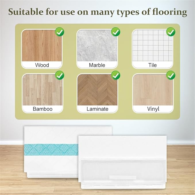 Disposable Replacement Vac Mop Pads for All Hard Floors Compatible with Shark VACMOP VM252 VM200 VM190 VM250 VM251 VM200C VM252C VC205 QM250 (40 Pack