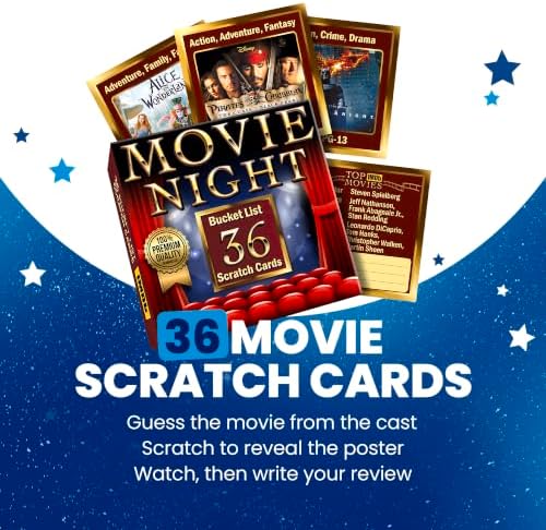 Movie Night Gift Basket - Movie Night Supplies, Candy & Popcorn Gift Set
