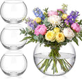 4 Pcs Fish Bowl Bubble Vase Bulk,6.1" h X 7.87" w