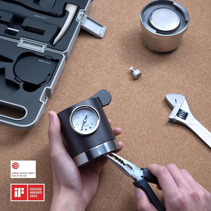 HOTO 16-Piece Home Tool Kit, Basic Hand Set with Portable Storage Box | Includes Screwdriver, Wrench, Hammer, Tape Measure, and Plier for Household, Office, Dorm Repairs and DIY Projects
