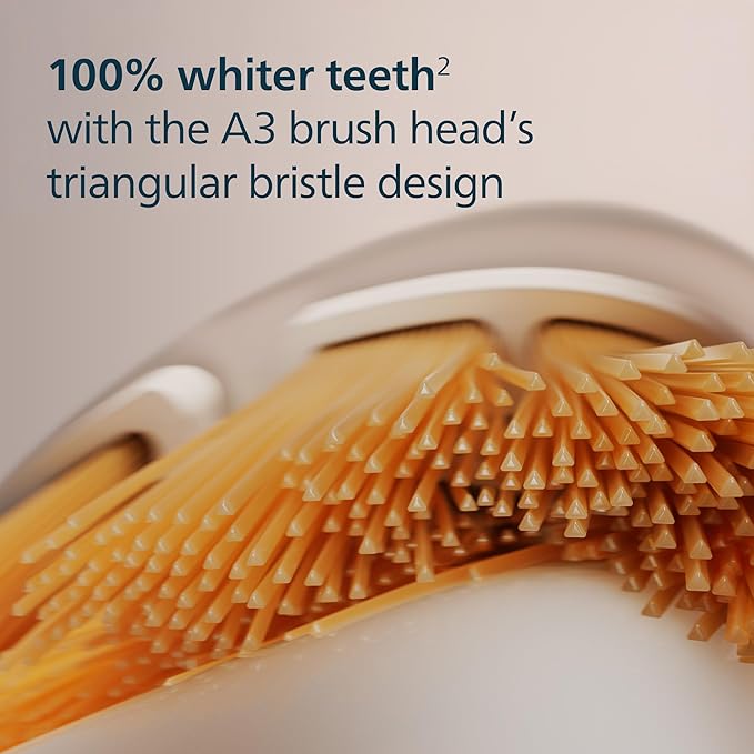Philips Sonicare Premium All-in-One (A3) + Plaque Control (C2) Brush Head Bundle, Genuine Replacement Electric Toothbrush Heads, 6 Pack Up to 18 Month Supply, White, BD9003AZ
