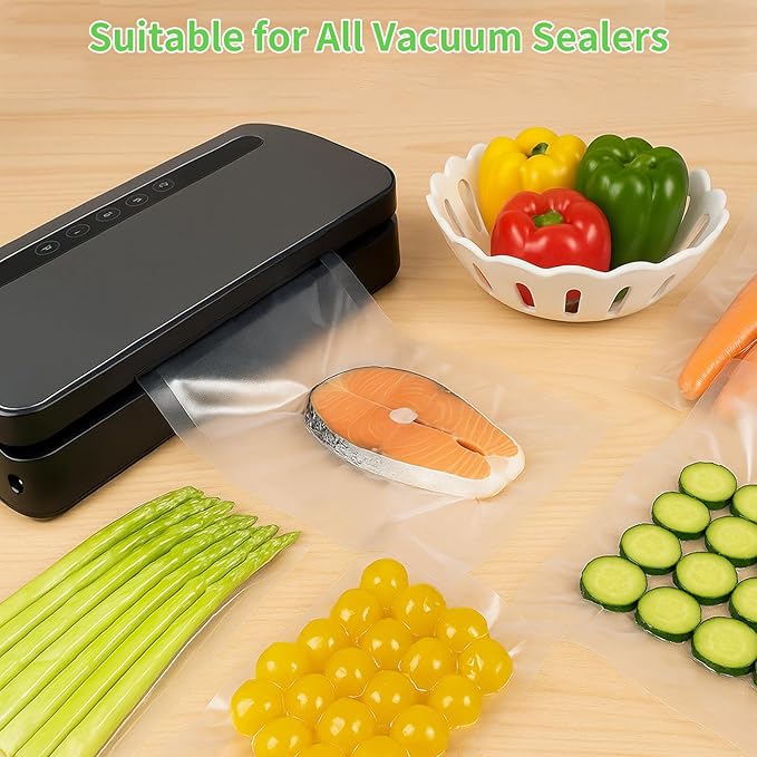 MakMeFre 200ct Plus Gallon 12"x16" Vacuum Sealer Bags BPA Free Sous Vide