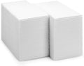 100 Pack Disposable Guest Towels for Bathroom, Linen-Feel Hand Towels | Thick and Absorbent Cloth-Like Paper Napkins, Made in USA, White, 12x17 in, for Parties, Weddings, Events, Guest Bathrooms
