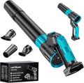 DIYtoolifz Cordless Leaf Blower Compatible with Makita 18V, 180° Rotated, 600 CFM Handheld Leaf Blowers, 3-Speed Brushless Motor, Lightweight Blower for Yard, Garden, Patio, NO Battery (Tool ONLY)