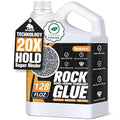 Rock Glue for Landscaping, 1 Gallon 20X Mega Hold Mulch Hold Gravel Binder, Intertek Test Pea Gravel Stabilizer, Pet Safe Mulch Stone Adhesive for Walkways, Yards & Decorative Driveway Edges