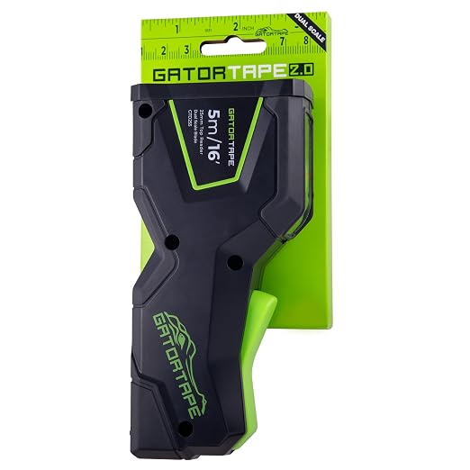 MK2.0 16ft Measuring Tape - Top View Reading - Dual Scale