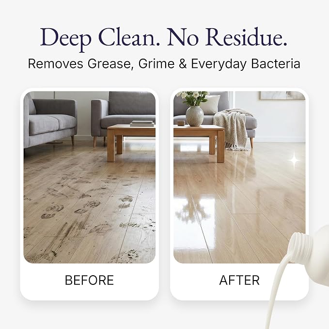 Mop Soap Baja, Floor Cleaner for Mopping, Luxury Scented Mop Soap, LVP Vinyl Laminate and Hardwood Floor Cleaner Solution, Plant Powered Floor Cleaner