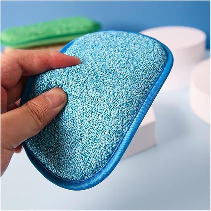 3-20PCS Reusable Washable Sponges Magic Sponge Eraser Kitchen Cleaning Product Gadgets Tools Accessories(D08-3PCs Random)