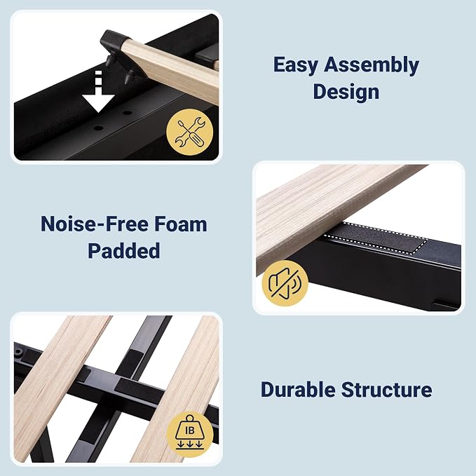 Allewie King Size Velvet Lift Up Hydrualic Storage Bed Frame, Black | Vertical Channel Tufted Headboard, Hydrualic Underneath Storage, Upholstered Platform Bed, No Box Spring Needed