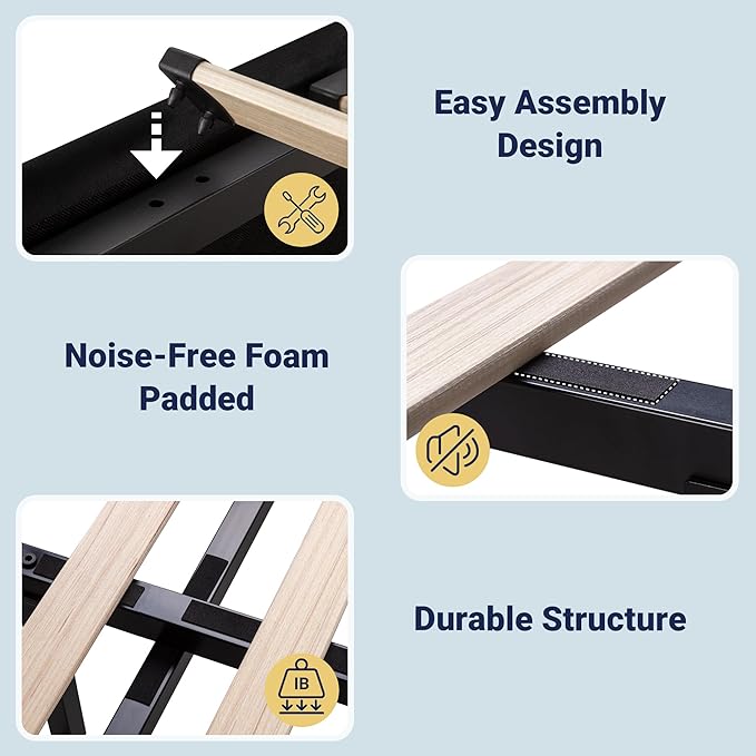 Allewie Queen Size Velvet Lift Up Hydrualic Storage Bed Frame, Black | Vertical Channel Tufted Headboard, Hydrualic Underneath Storage, Upholstered Platform Bed, No Box Spring Needed