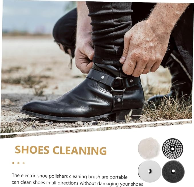 FRCOLOR 8pcs Shoe Brush Includes Polishing Brush Cleaner for Shoe Care and Portable Cleaning Attachments for All Types