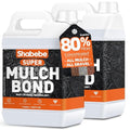 Mulch Bond, 2Gallon Rock Glue for Landscaping Heavy Duty Gravel Binder & Stone Adhesive, Fast-Drying, Non-Toxic, Weather-Resistant, Strong Hold for Slopes, Walkways, Mulch Hold & Pine Straw