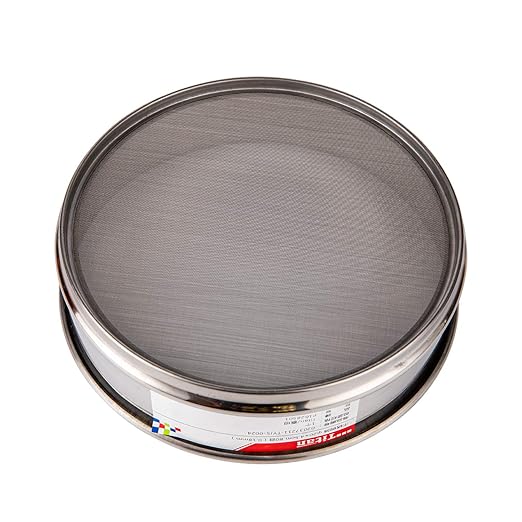 φ20×4.5cm 304 Stainless Lab Sieves Economy Test Sieve 304 Stainless Steel Wire Cloth (24 Mesh(0.8mm))