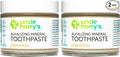 Uncle Harry's Pack of 2 Cinnamon Remineralizing Toothpaste | Natural Whitening Tooth Paste Freshens Breath & Promotes Enamel | Vegan Fluoride Free Toothpaste (2 Pack of 3oz Jars)