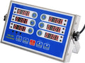 Kitchen Timers for Cooking – 6 Channel Commercial Kitchen Timer Restaurant Kitchen Supplies – Stainless Steel LED Technology Kitchen Timer Digital – Reminder Function, Loud Alarm, Blue