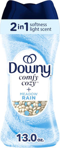 Downy Blends In-Wash Laundry Scent Booster Beads, Meadow Rain Scent, 13 OZ, Fabric Sottener Beads and Freshness