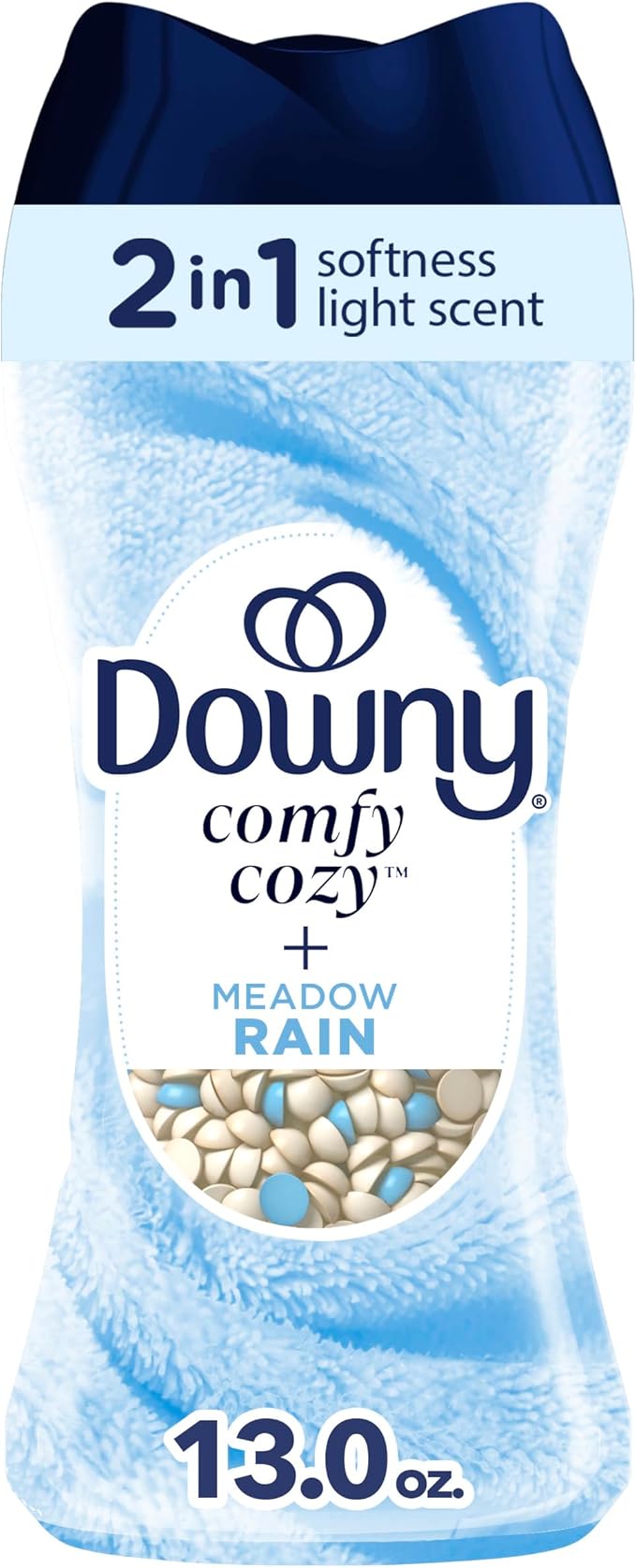 Downy Blends In-Wash Laundry Scent Booster Beads, Meadow Rain Scent, 13 OZ, Fabric Sottener Beads and Freshness