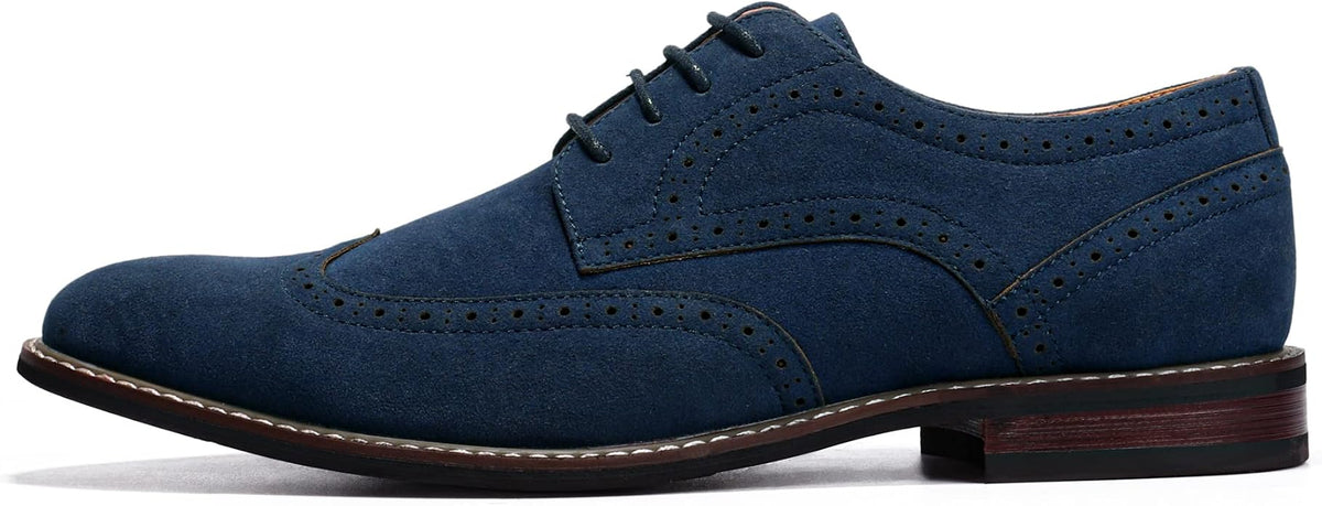 Mens Classic Cap Toe Dress Shoes Oxford for Office | Polished PU Outer Shell,Ventilated Comfortable Latex Insole. Formal Footwear Suited for Office Engagements ,Outings,Weddings