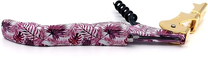 Pulltap's Genuine Collection Floral 900 Waiter's Corkscrew – Double-Hinged Wine Key with Sliding Foil Cutter – Patented Design – Made in Spain – Hawaiian