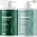 Volumizing Biotin Shampoo and Conditioner Set - Rosemary Shampoo and Conditioner for Thinning Hair Care with Tea Tree & Coconut Oil - Color Safe - Paraben Silicone & Sulfate Free (32 Fl Oz Each)