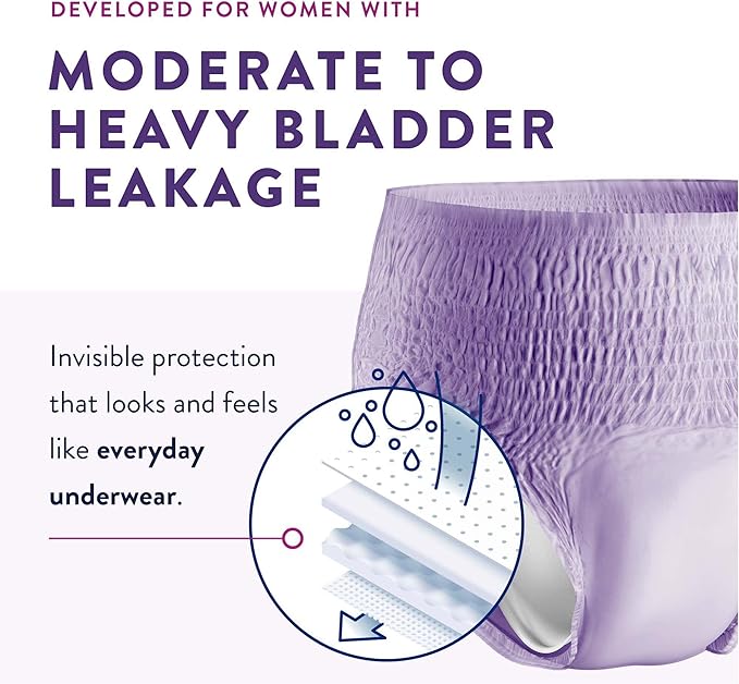 Prevail Per-Fit Daily Underwear for Women, Incontinence, Disposable, Extra Absorbency, XL, 14 Count