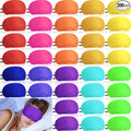 Tarpop 200 Pcs Eye Mask Bulk Sleep Masks Blindfolds for Party Games Blind Folds for Adult Play Team Building Travel Individually Wrapped Sleeping Cover with Adjustable Strap for Women Men, 10 Colors