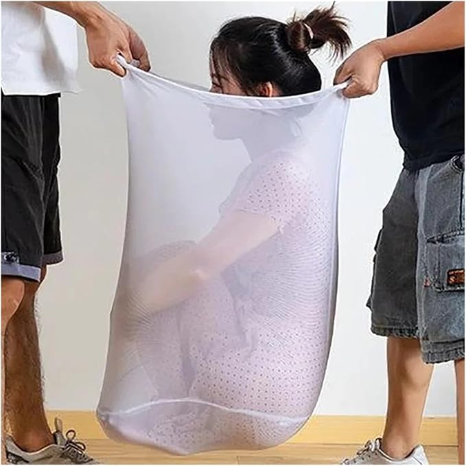 1-4PCS Household Storage Washing Laundry Bag Mesh Organizer Net Bra Socks Underwear Shoe Storag Wash Machine Cover Clothes(A 60x80cm,1pcs)