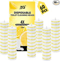 60 Count Toilet Bowl Wand Refills for Clorox, Disposable Toilet Cleaner Refill Pads for Clorox Wand Cleaning System, Upgrade Toilet Brush for Bathroom Cleaning,No Falling Apart,Light Scent