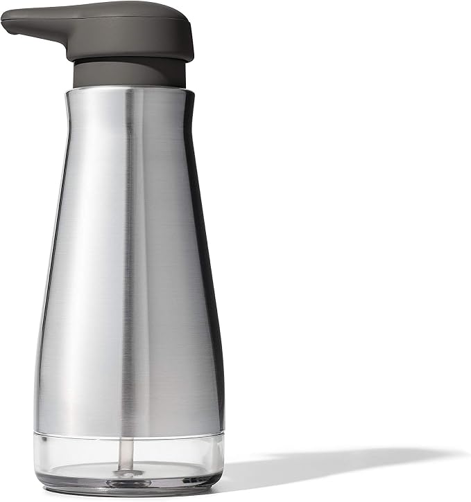 OXO Good Grips Stainless Steel Soap Dispenser & Stainless Steel-Sink Caddy