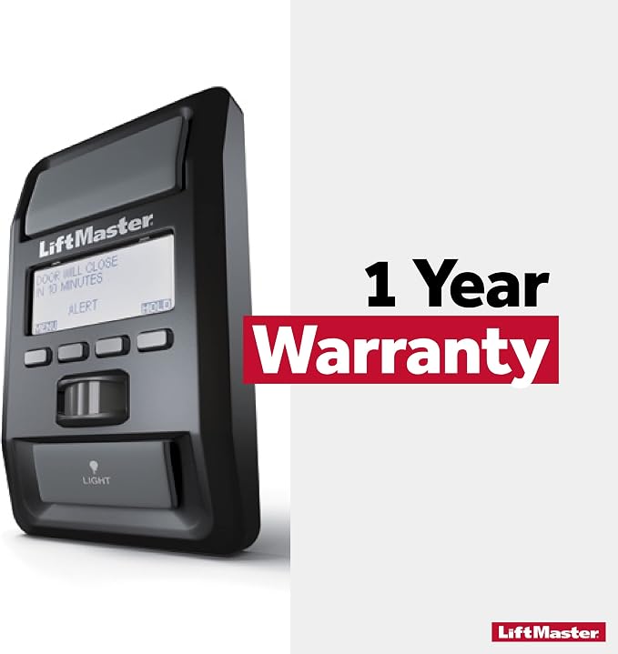 LiftMaster 880LM Motion - Only Works with LiftMaster Security+ 2.0 Garage Door Openers - Detecting Control Panel - Features Menu-Driven Panel and Timer-to-Close