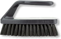 SPARTA Scrub Brush with Iron Shaped Handle and Stiff Bristles, Heavy Duty Scrubber Brush for Kitchen, Bathroom, Shower, Tile, Sink, Carpet and Bakepans, Polypropylene, 6 Inches, Black, (Pack of 6)