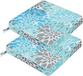 JMGBird Patio Chair Cushion Seat Cushion Chair Cushion Outdoor Chair Pads | 19x19 Outdoor Chair Cushions Set of 2 Waterproof Patio Seat Cushions with Ties Outdoor Cushions for patio furniture