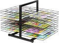 20 Shelves Art Drying Rack for Classroom, Paint Drying Rack, Black | Drying Rack Classroom, Metal Desktop, Artwork Storage Display for Classroom Painting Crafts