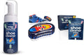 Messy Steppers Complete Shoe Care Kit, Foam Cleaner, Brush & 30 Wipes | Includes 4 Oz Foaming Sneaker Cleaner, Shoe Brush & 30 Cleaning Wipes; For Rubber, Canvas & Leather; Removes Dirt, Grass & Sc