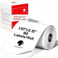 Phomemo Thermal Labels- Sticker Label for M110/M221/M220/M120/M200 Label Printer,1.97"x3.15"(50x80mm),100 Labels/Roll, Black on White