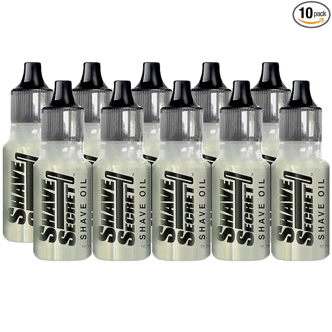 Shave Secret Shaving Oil - The Best Shave Ever! 18.75Ml (10 Pack)