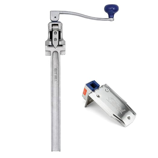 Edlund 11100 Old Reliable #1 Manual Can Opener with Plated Steel Base For Cans Up to 11” Tall | Plated Base