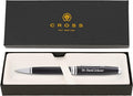 Cross Coventry Ballpoint Pen with Personalized Engraving - Black Lacquer with Chrome Trim - Gift for Graduation, Retirement, New Job, or Corporate Recognition