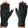 Thermoskin Premium Arthritic Gloves, XX-Large, Black – Pair of Compression Gloves for Arthritis Pain Relief in Fingers and Hands
