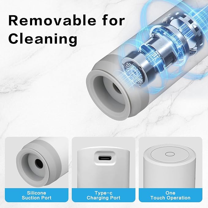 Handheld Vacuum Sealer for Food Powerful Vacuum Sealer Machine,Seal Meal Saver,Portable Food Sealer (Sealer + 2 Glass Vacuum Containers + 30 Reusable Bags)
