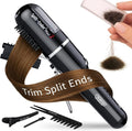 Split-Ender Mini 2 – Original Cordless Split End Hair Trimmer for Dry, Damaged, Brittle, Curly, Frizzy, or Straight Hair – Rechargeable Hair Clipper, Home Styling Tool for Split Ends (Black)