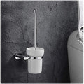 Toilet Cleaner Brush Toilet Brush and Holder Set Wall Mount Toilet Brush Holder for Cleaning and Scrubbing Bathroom Toilet Bowl Brush Brush for Bathroom (C)