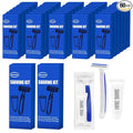Shave Kit in Bulk Twin Blade Razors with Protective Cap,Disposable Razors in Bulk Shaving Cream for Hotel, Airbnb, Homeless, Shelter, Camping and Travel (60)