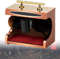 Dual-Brush Automatic Electric Shoe Polisher, High Efficiency Shoe Cleaning Polishing Brush, Ideal for Home and Office (Gold)