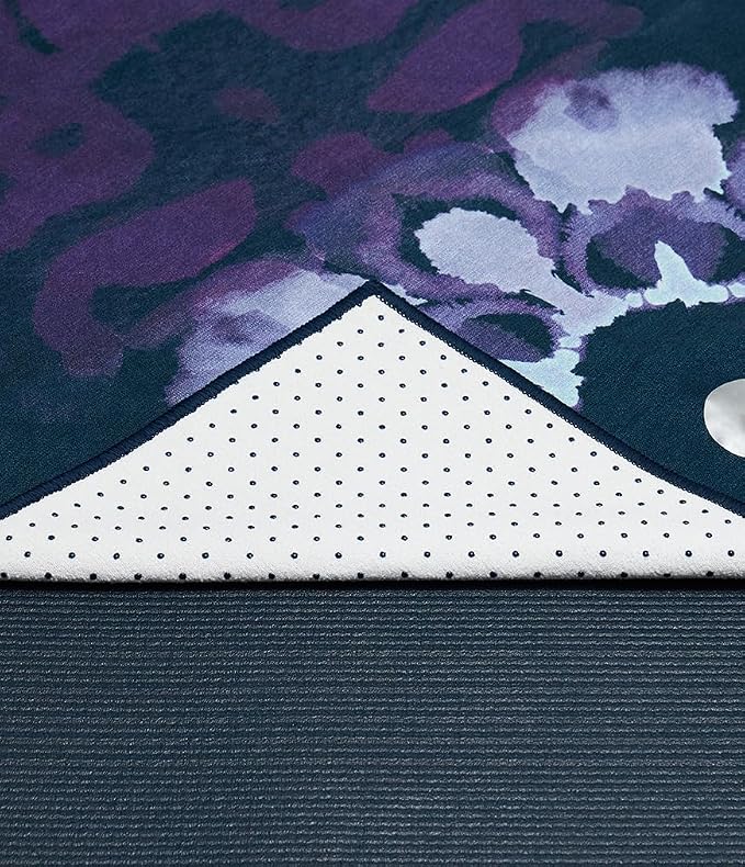 Manduka Yogitoes Hot Yoga Mat Towel - 71" | Moisture Activated Grip | Patented Silicone Nubs | Highly Absorbent, Durable & Easy Care | Made from Recycled Materials | 71 x 24 Inches | Chakra Residence