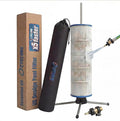 CYCLONE FILTER CLEANER Essential Plus – Patented Spinning Cartridge Filter Cleaner with Tripod Stand & Premium Brass Jet Nozzle with Shut-Off Valve – Fits 3”, 4”, 6” ID