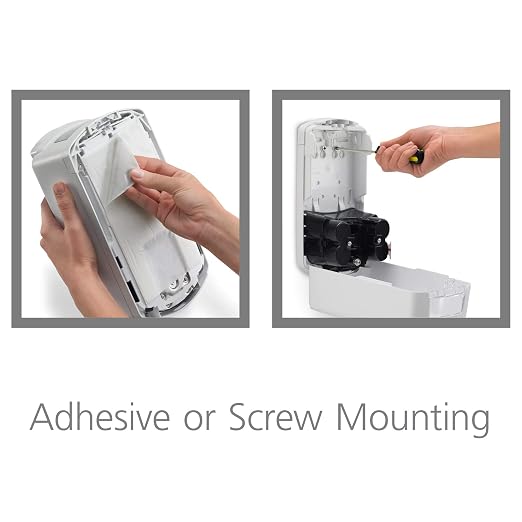 GOJO LTX-12 Touch-Free Foam Soap Dispenser, Gray/White, for 1200 mL GOJO LTX-12 Soap Refills (Pack of 1) - 1984-04